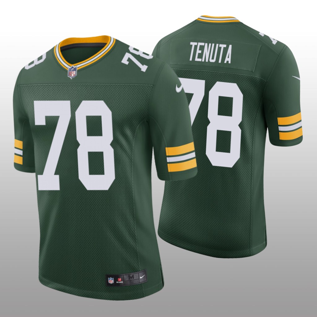 Green Bay Packers Luke Tenuta Green Jersey Vapor Limited  - Men's