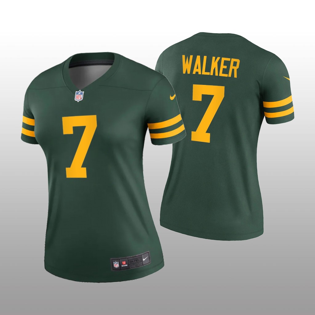 Green Bay Packers Quay Walker Green Jersey Alternate Legend - Women's