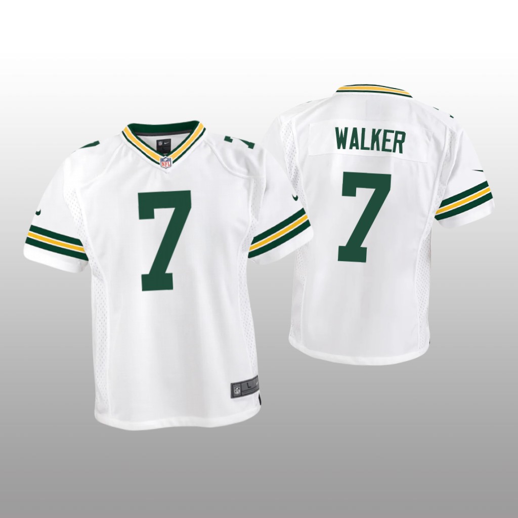 Green Bay Packers Quay Walker White Jersey Game - Youth