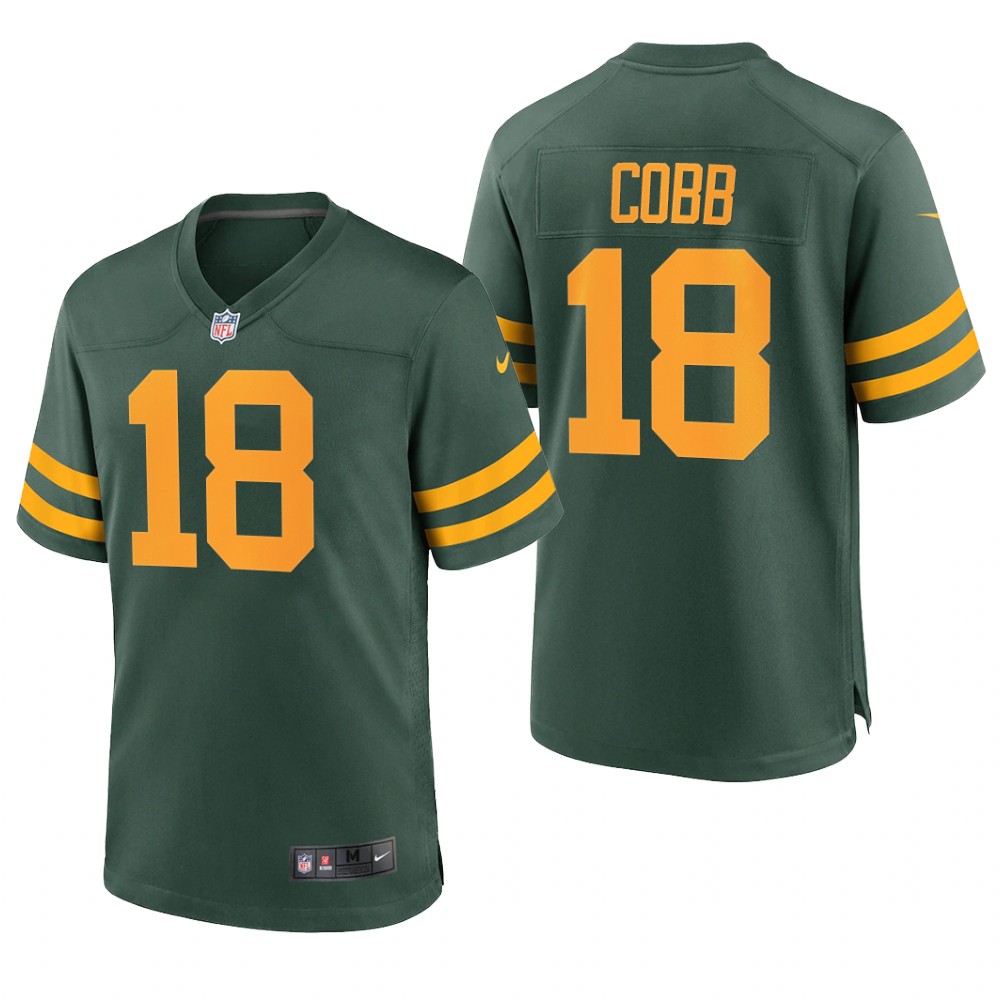 Green Bay Packers Randall Cobb Green Jersey Alternate Game - Men's