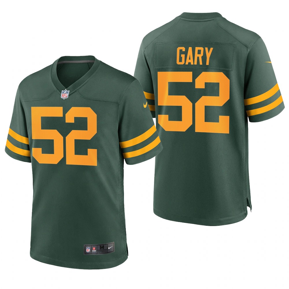 Green Bay Packers Rashan Gary Green Jersey Alternate Game - Men's