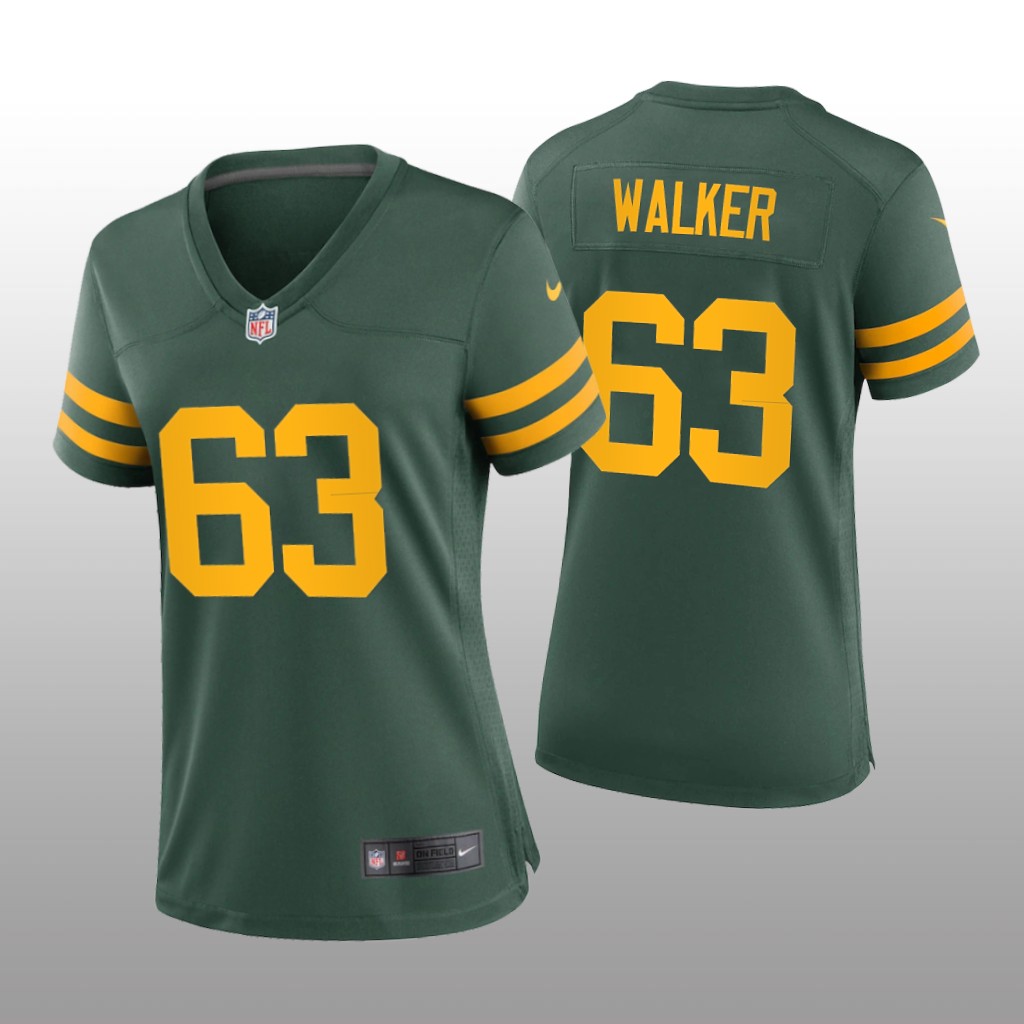 Green Bay Packers Rasheed Walker Green Jersey Alternate Game - Women's