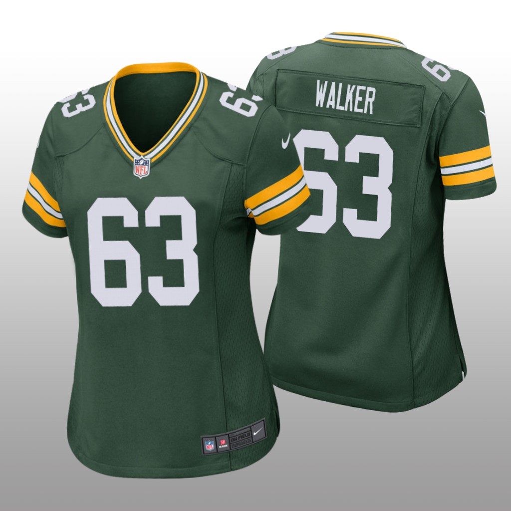 Green Bay Packers Rasheed Walker Green Jersey Game - Women's