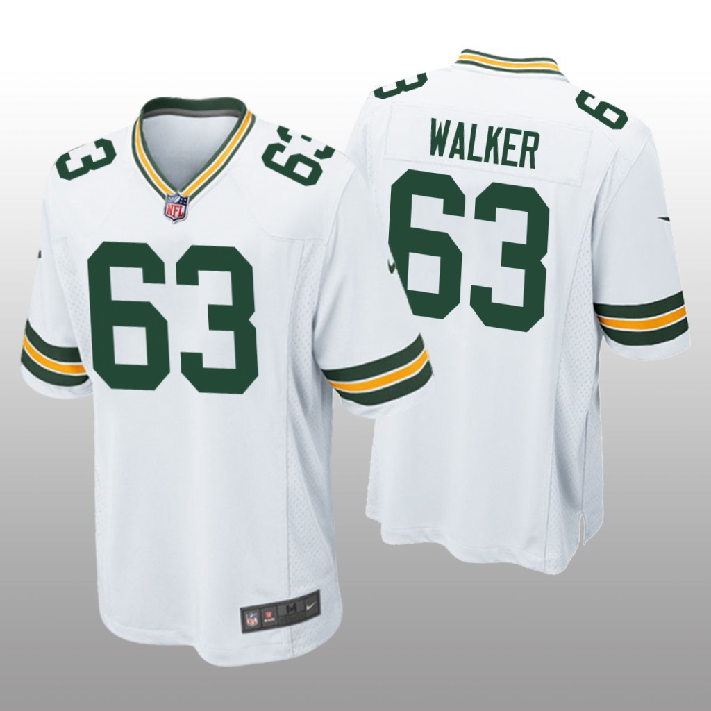 Green Bay Packers Rasheed Walker White Jersey Game - Men's