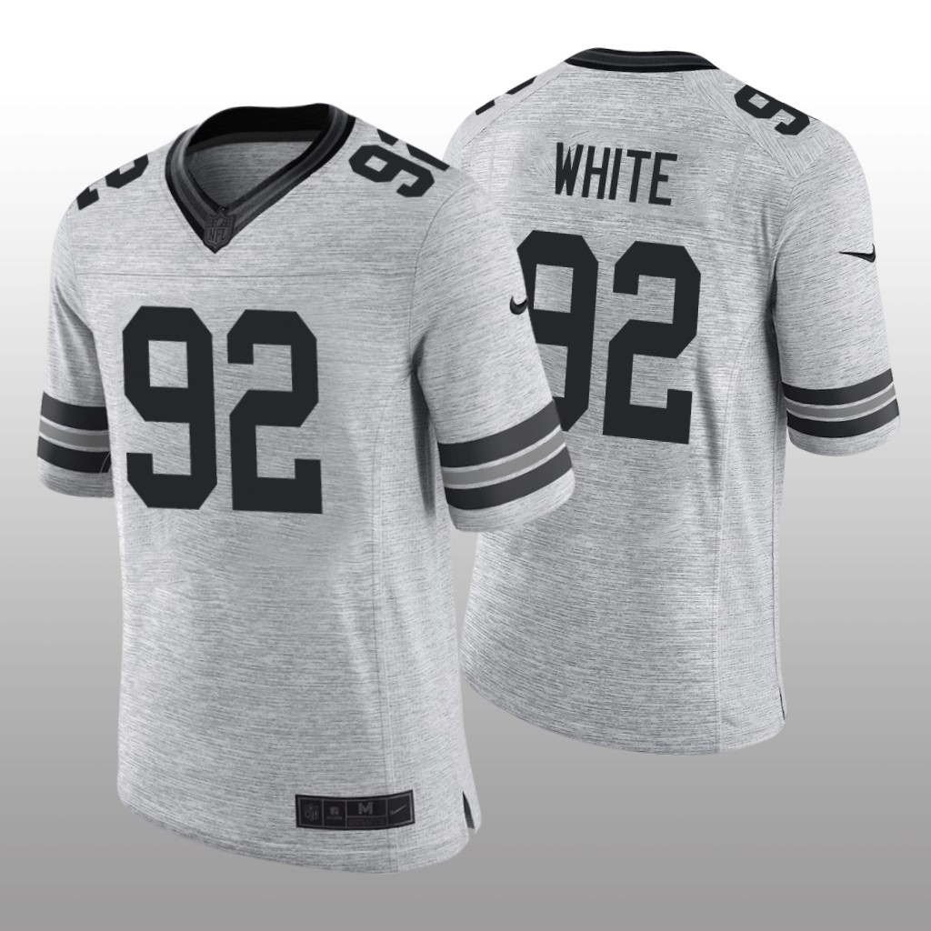 Green Bay Packers Reggie White Gray Jersey Gridiron Gray Limited