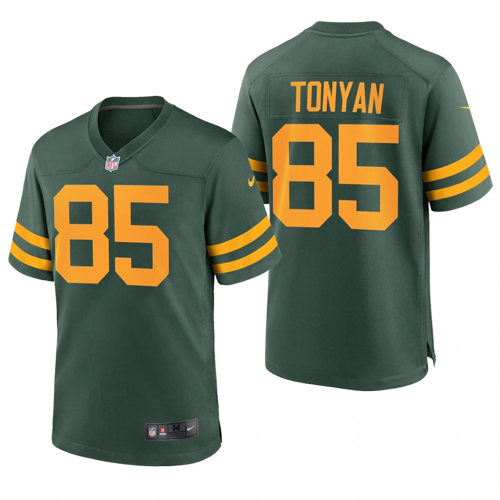 Green Bay Packers Robert Tonyan Green Jersey Alternate Game - Men's