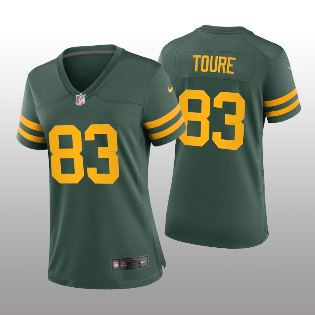 Green Bay Packers Samori Toure Green Jersey Alternate Game - Women's