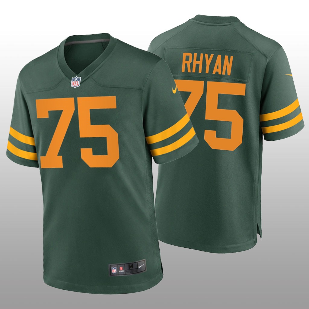 Green Bay Packers Sean Rhyan Green Jersey Alternate Game - Men's