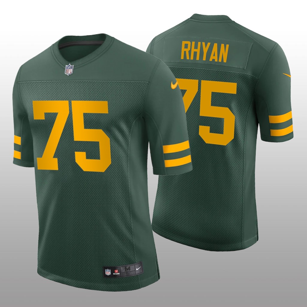 Green Bay Packers Sean Rhyan Green Jersey Alternate Vapor Limited Men's