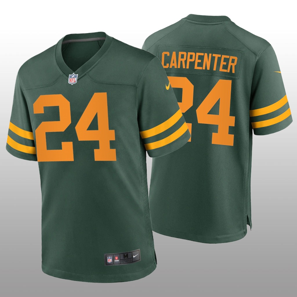 Green Bay Packers Tariq Carpenter Green Jersey Alternate Game - Men's