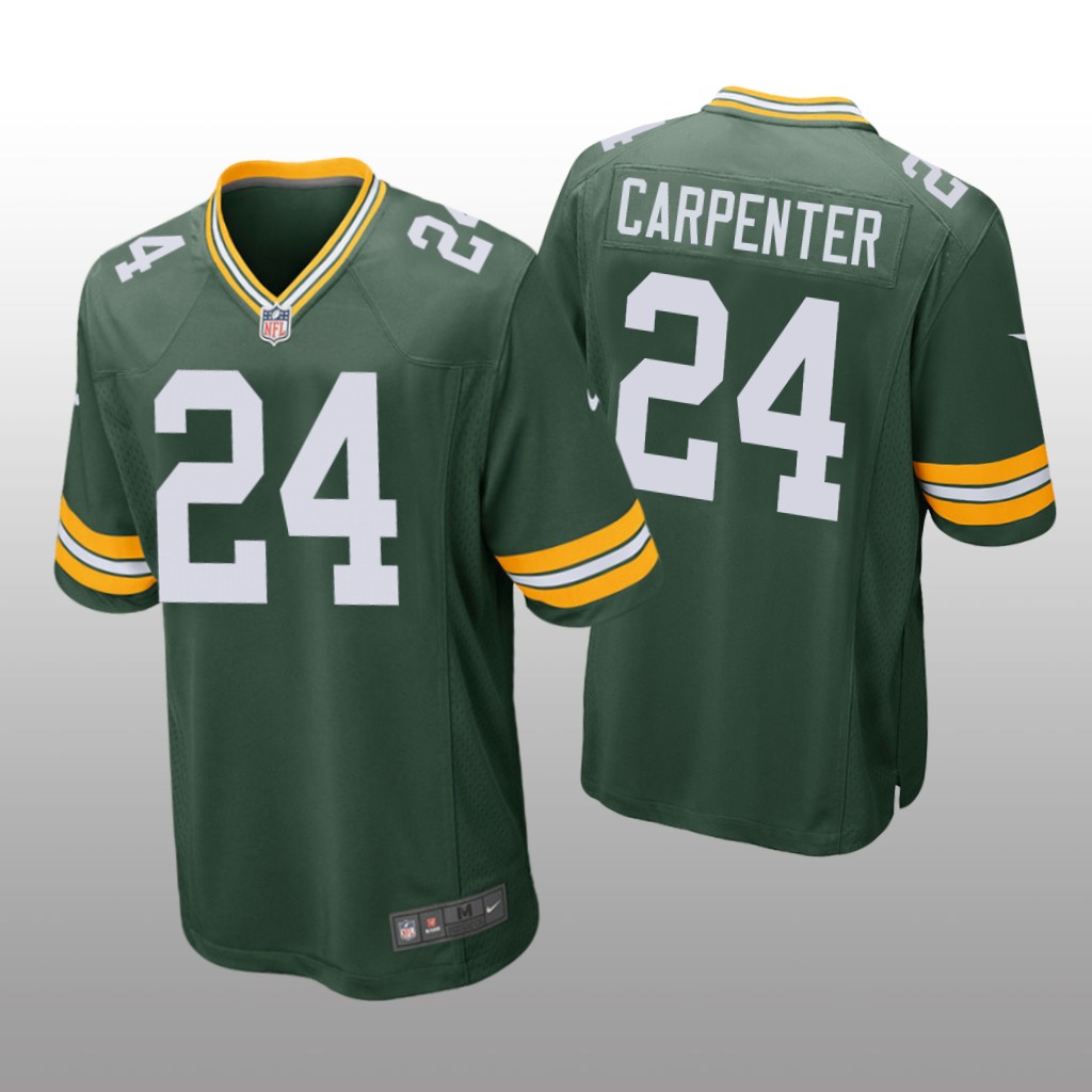Green Bay Packers Tariq Carpenter Green Jersey Game - Men's