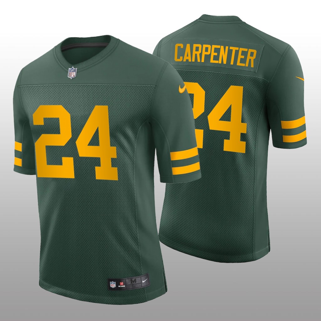 Green Bay Packers Tariq Carpenter Green Jersey Vapor Limited - Men's