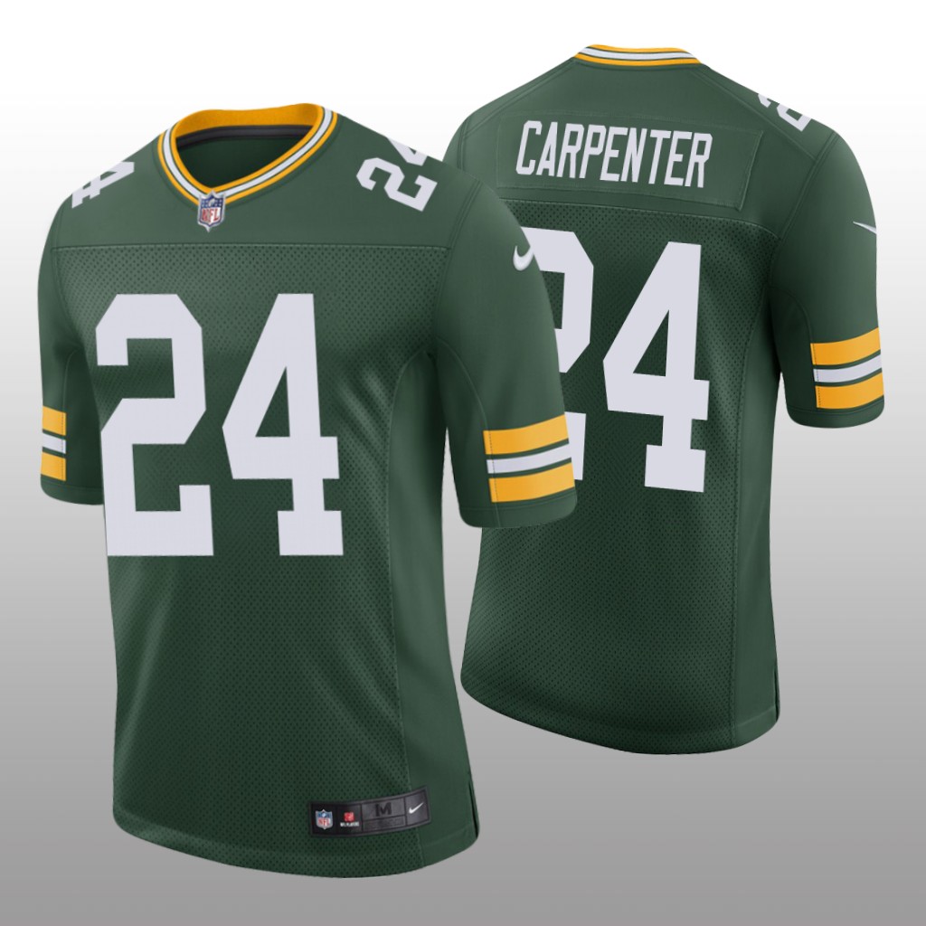 Green Bay Packers Tariq Carpenter Green Jersey Vapor Limited Men's
