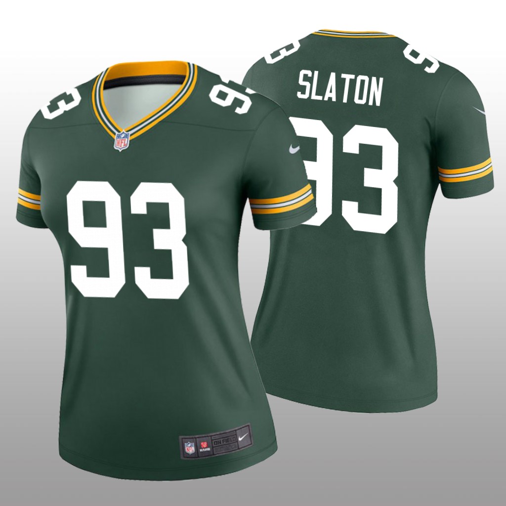 Green Bay Packers Tedarrell Slaton Green Jersey Legend - Women's