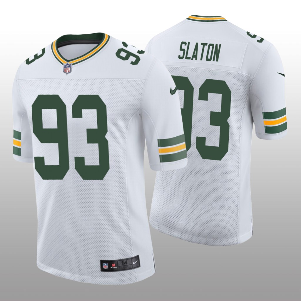 Green Bay Packers Tedarrell Slaton White Jersey Vapor Limited - Men's