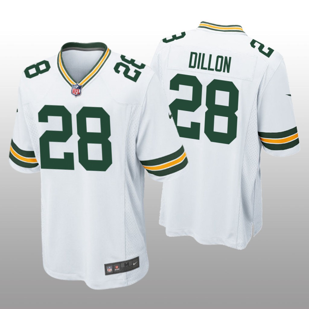 Green Bay Packers White 2020 NFL Draft A.J. Dillon Game Jersey