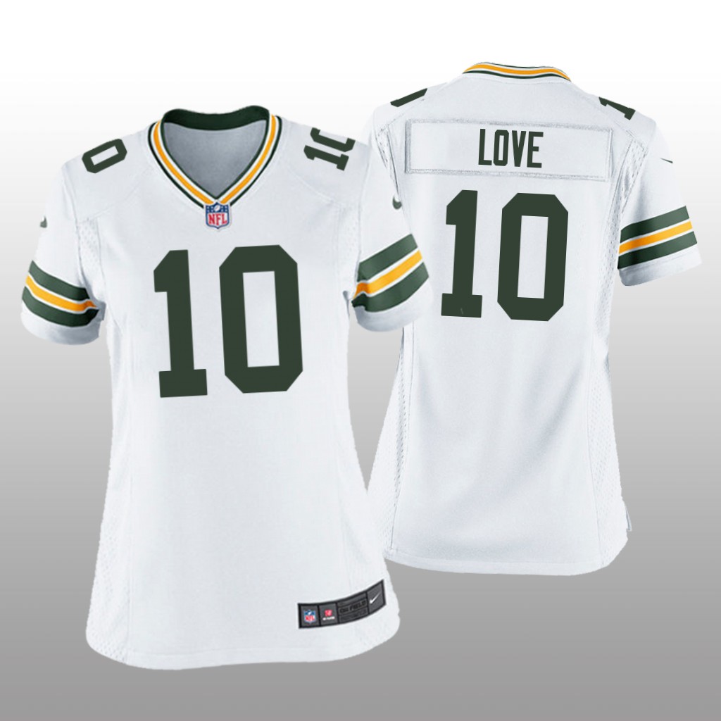 Green Bay Packers White 2020 NFL Draft Jordan Love Game Jersey