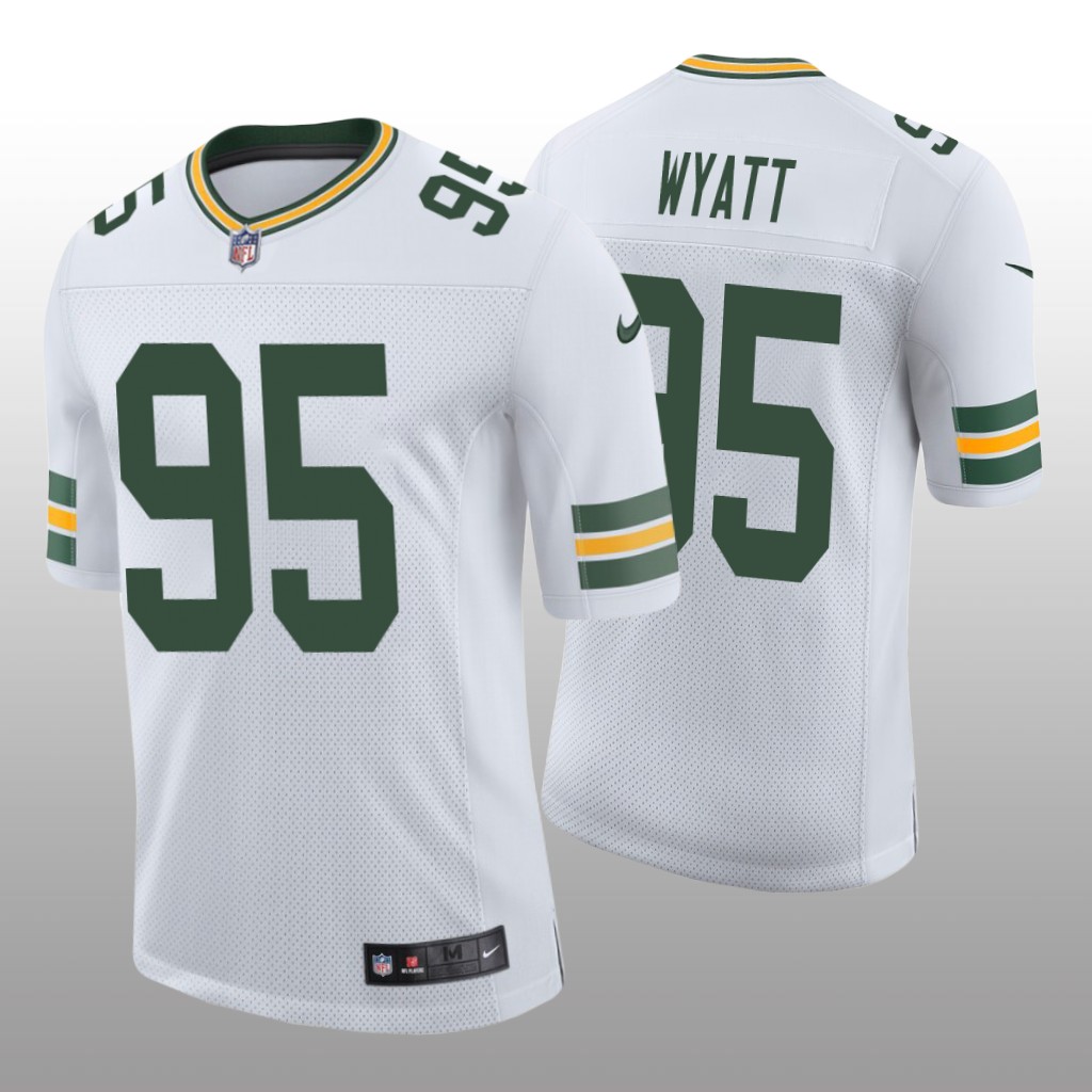 Green Bay Packers White 2022 NFL Draft Vapor Limited Devonte Wyatt Jersey