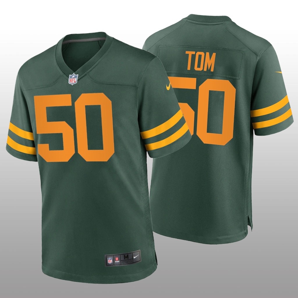 Green Bay Packers Zach Tom Green Jersey Alternate Game - Men's