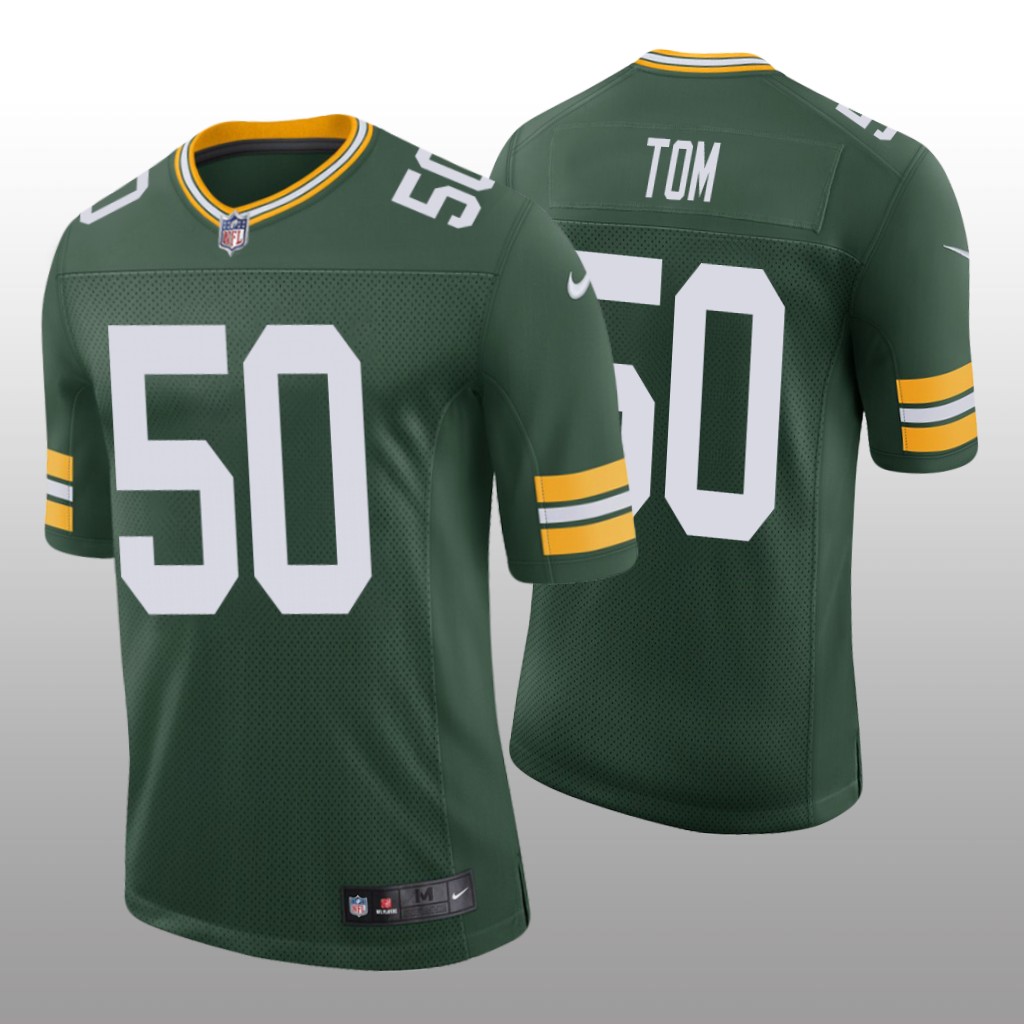 Green Bay Packers Zach Tom Green Jersey Vapor Limited Men's