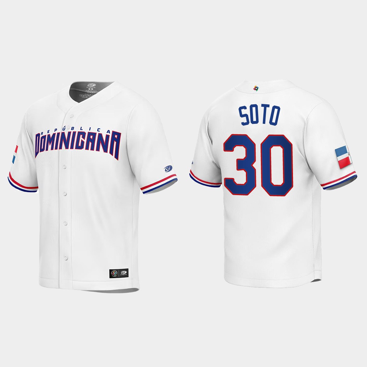 Gregory Soto Dominican Republic  2023 World  Classic Jersey - White