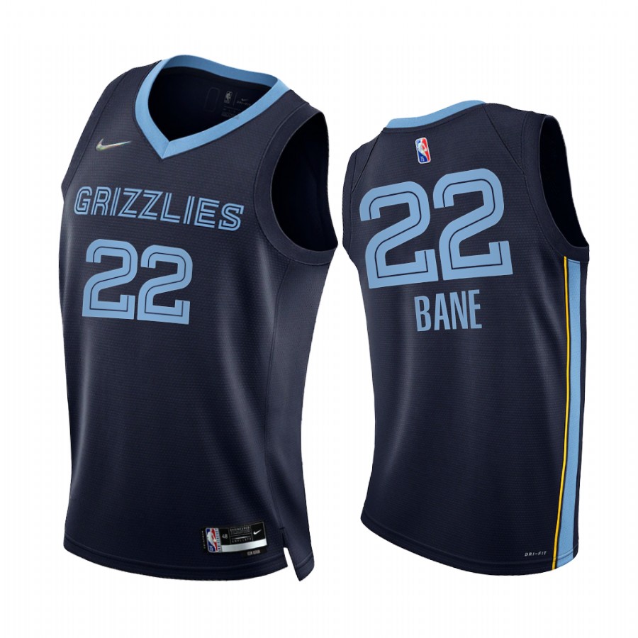 Grizzlies Desmond Bane 75th Diamond Anniversary Blue #22 Jersey 2021-22