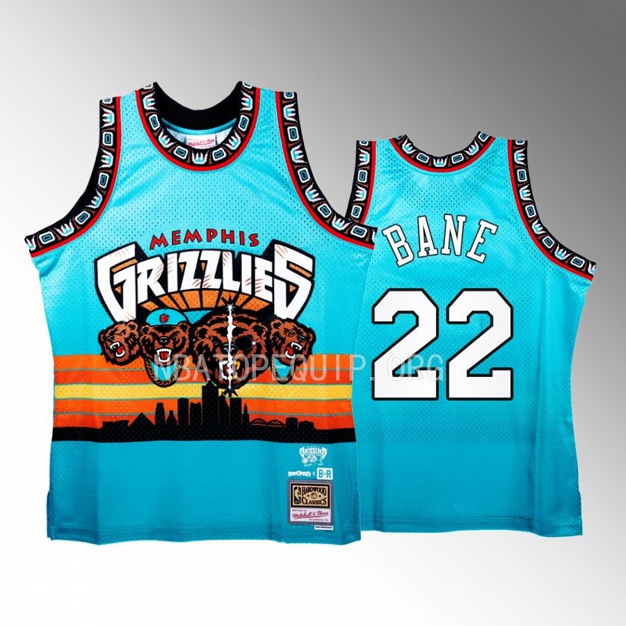 Grizzlies x Three 6 Mafia NBA BR Remix Desmond Bane Teal Jersey #22 Limited Edition