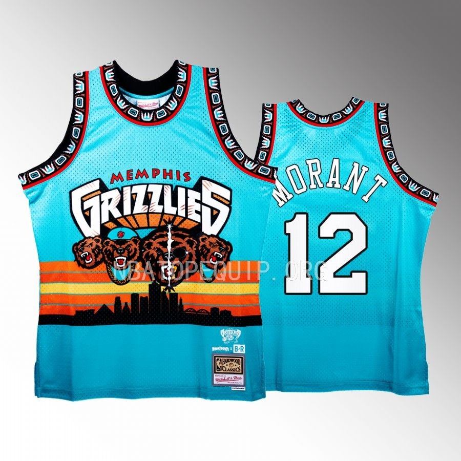 Morant teal jersey sale