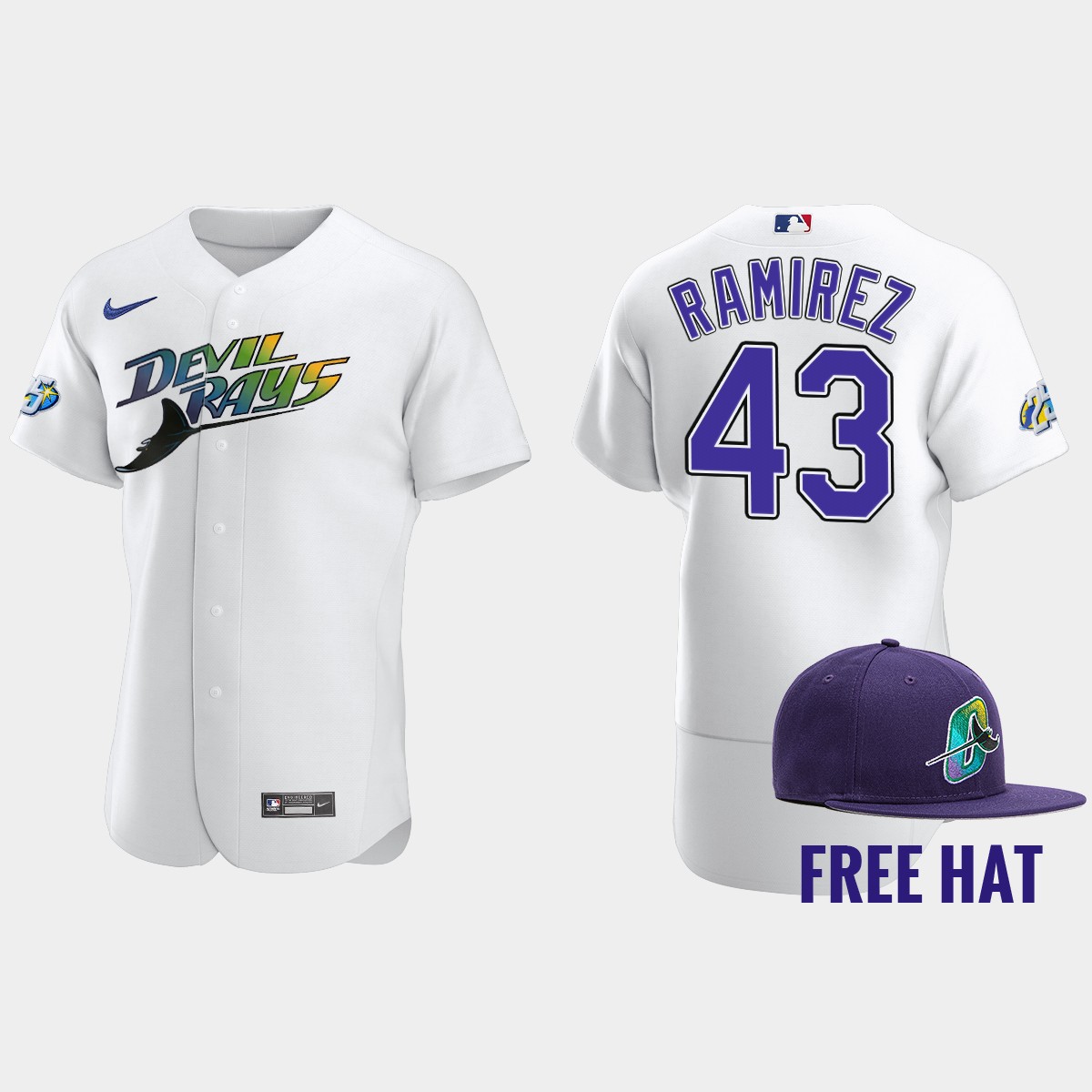 Harold Ramirez Tampa Bay Rays 25th Anniversary Jersey - White