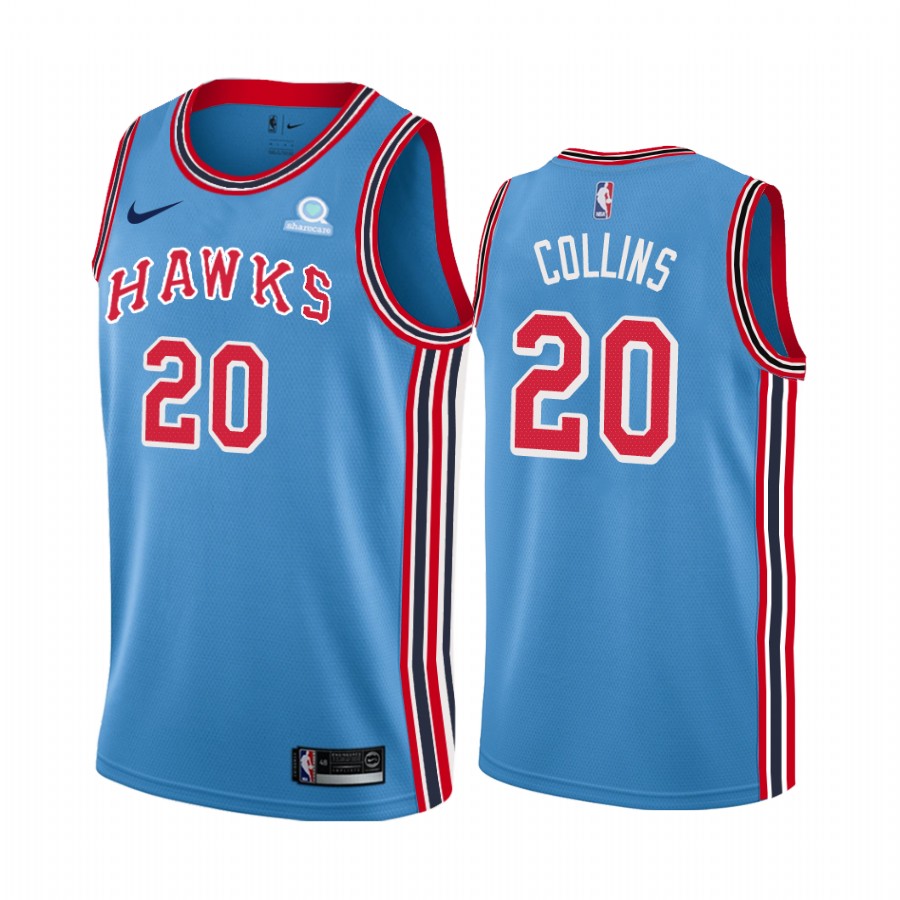 Hawks John Collins 2018-19 50th Anniversary Powder Blue Jersey Classic