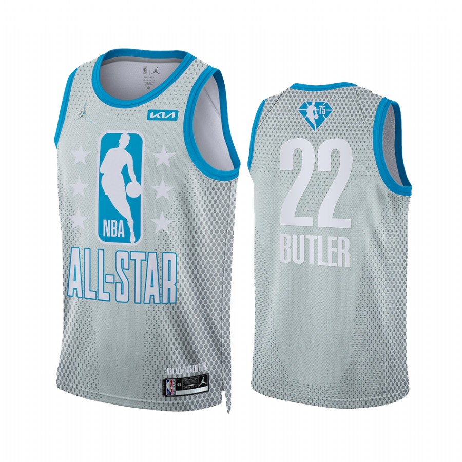 Heat Jimmy Butler 2022 NBA All-Star Jersey Gray Reserves Uniform