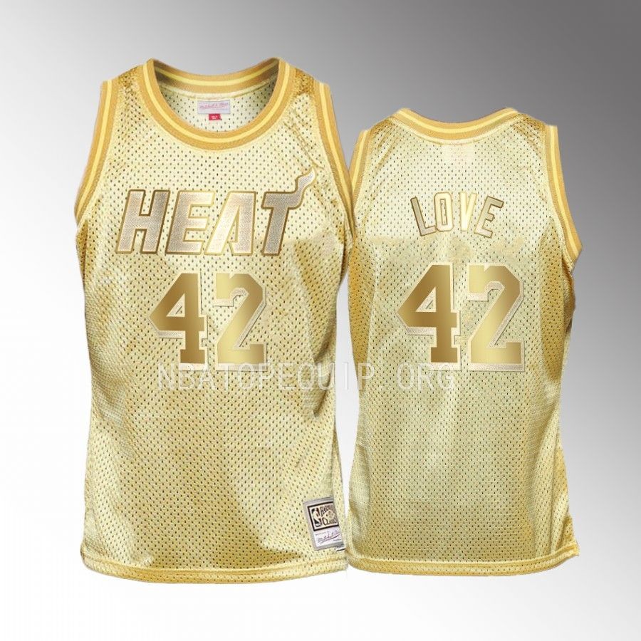 Heat Kevin Love Golden Edition Yellow Jersey #42 Exclusive Edition