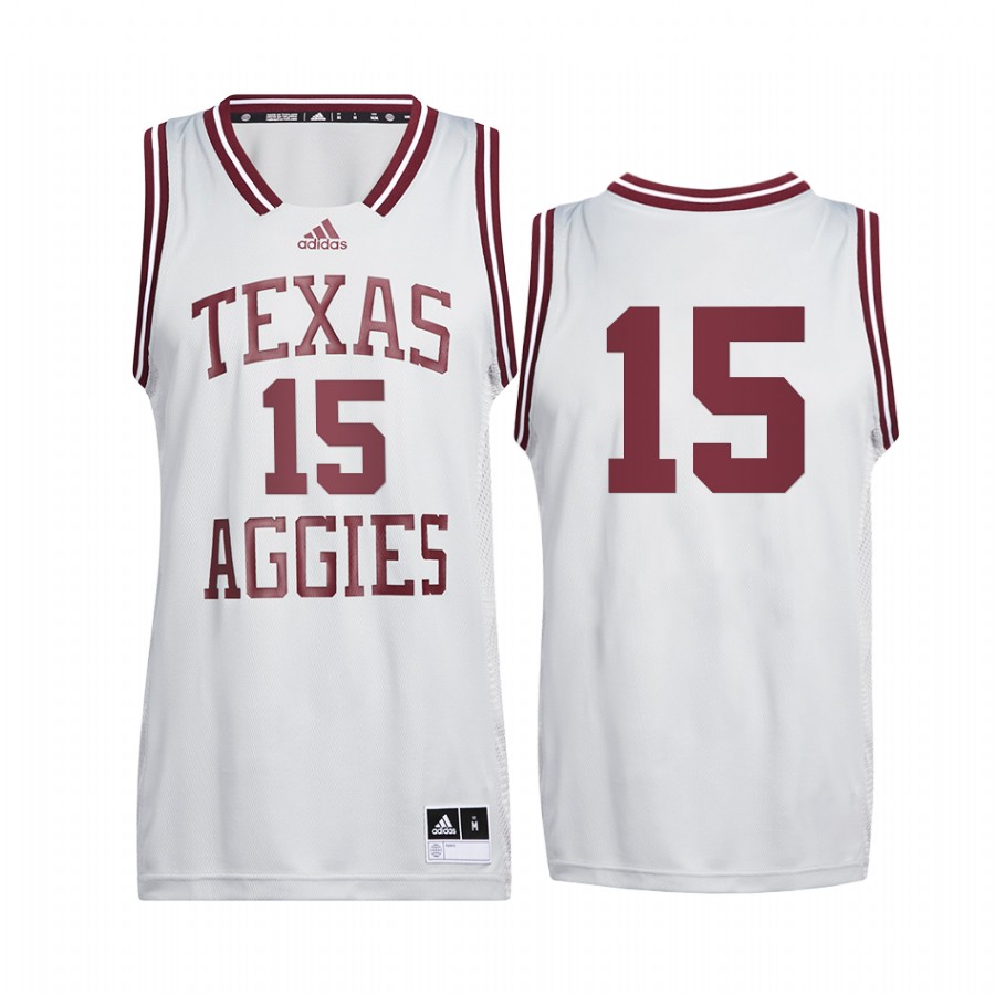 Henry Coleman III Aggies White Jersey 2022 Reverse Retro College