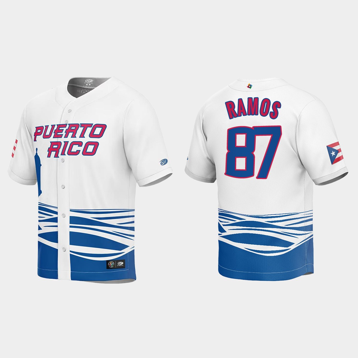 Henry Ramos Puerto Rico  2023 World  Classic Jersey - White