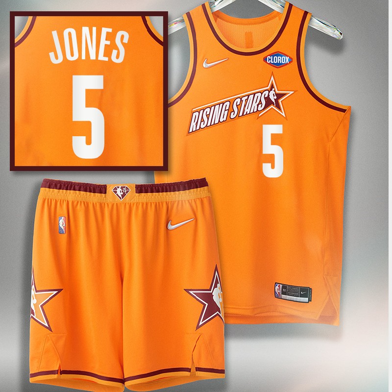 Herbert Jones 2022 NBA Rising Stars Pelicans Jersey Orange Uniform