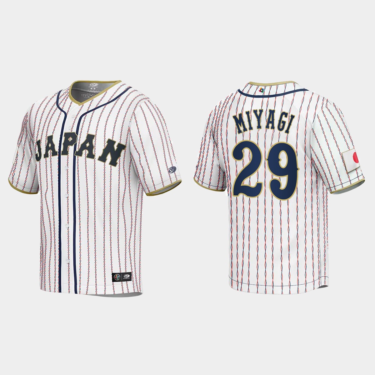 Hiroya Miyagi Japan  2023 World  Classic Jersey - White