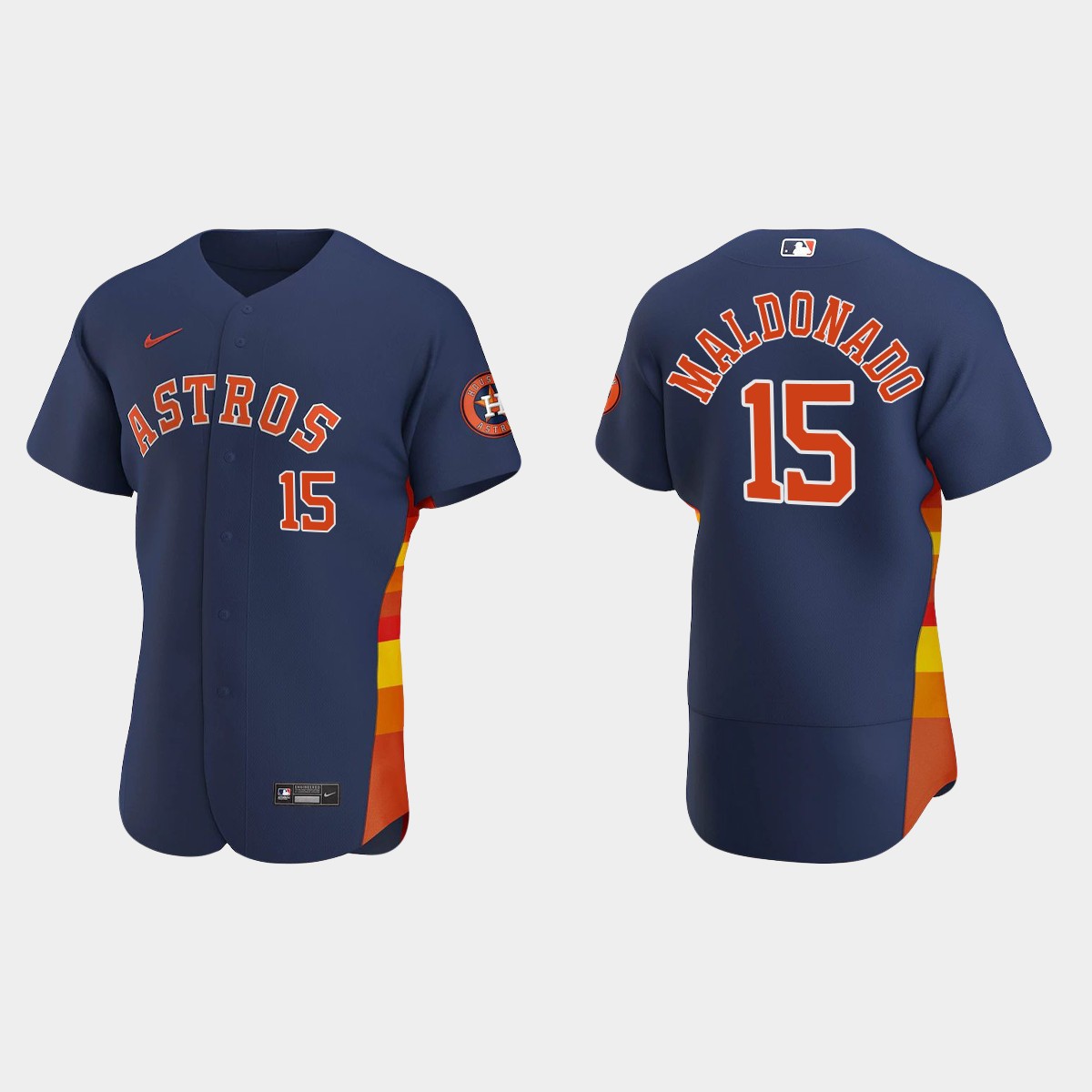 Houston Astros #15 Martin Maldonado 2020 Alternate Jersey - Navy