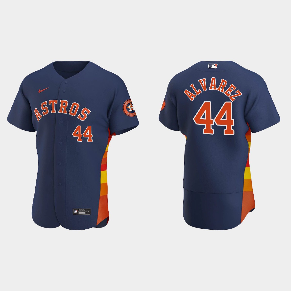 Houston Astros #44 Yordan Alvarez 2020 Alternate Jersey - Navy