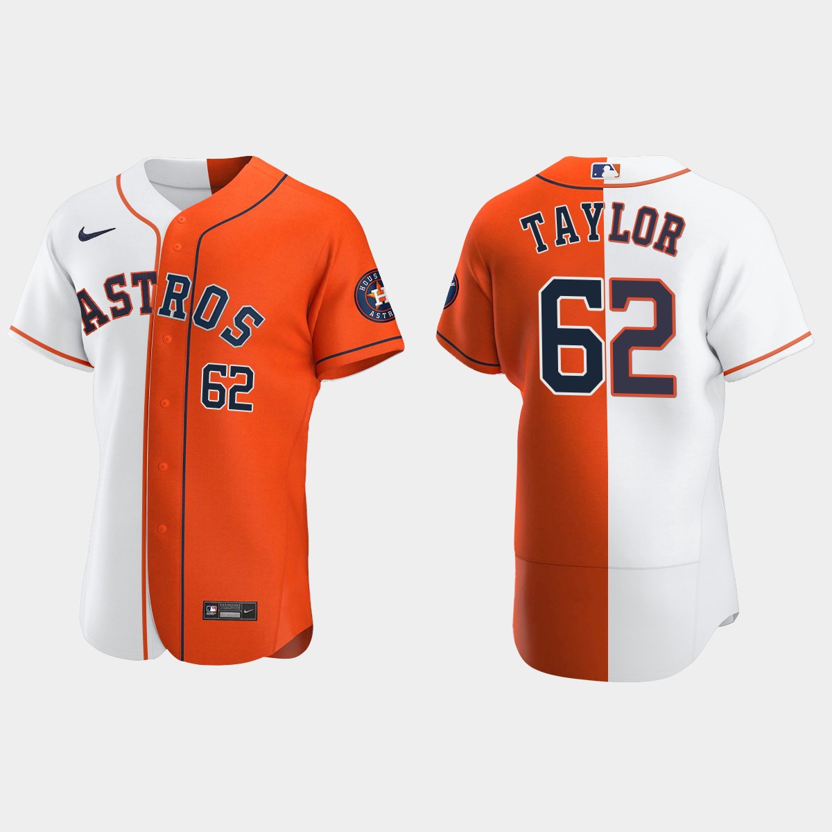 Houston Astros #62 Blake Taylor Jersey - Orange