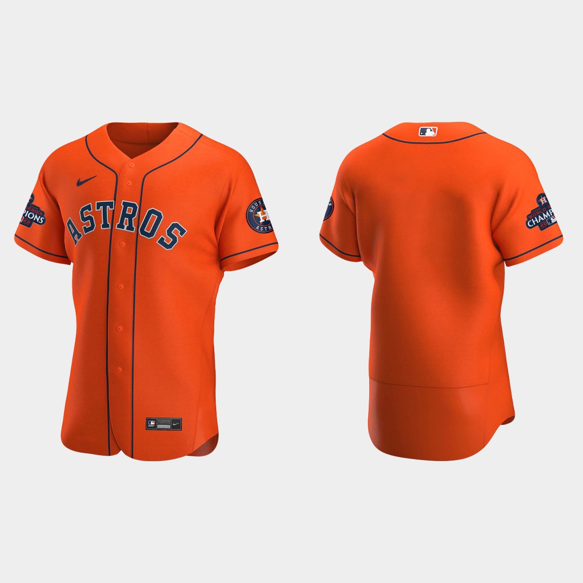 Houston Astros 2022 World Series Champions Orange Jersey