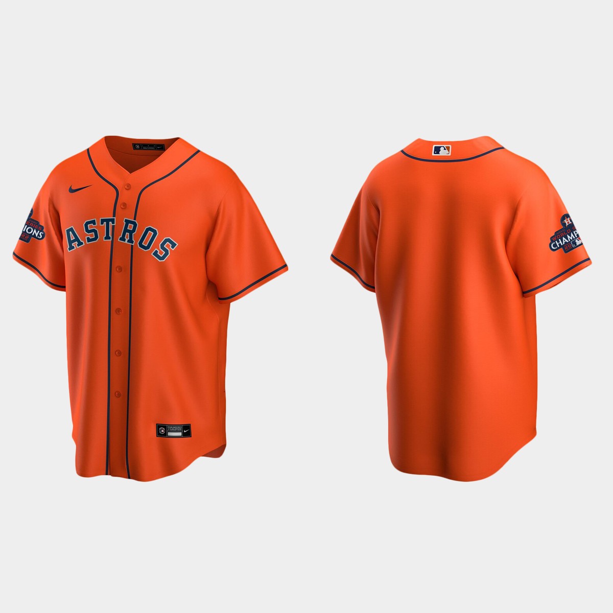 Houston Astros 2022 World Series Champions Orange Jersey