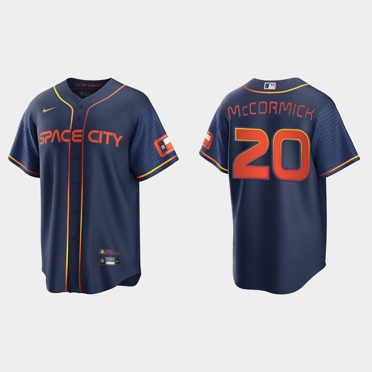 Houston Astros Chas McCormick 2022 City Connect Jersey - Navy