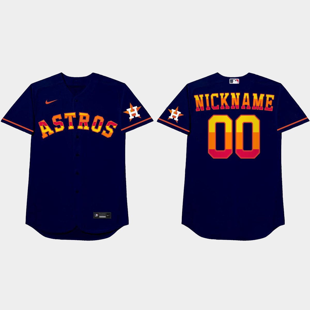 Houston Astros Custom 2021 Players' Weekend Nickname Jersey - Royal