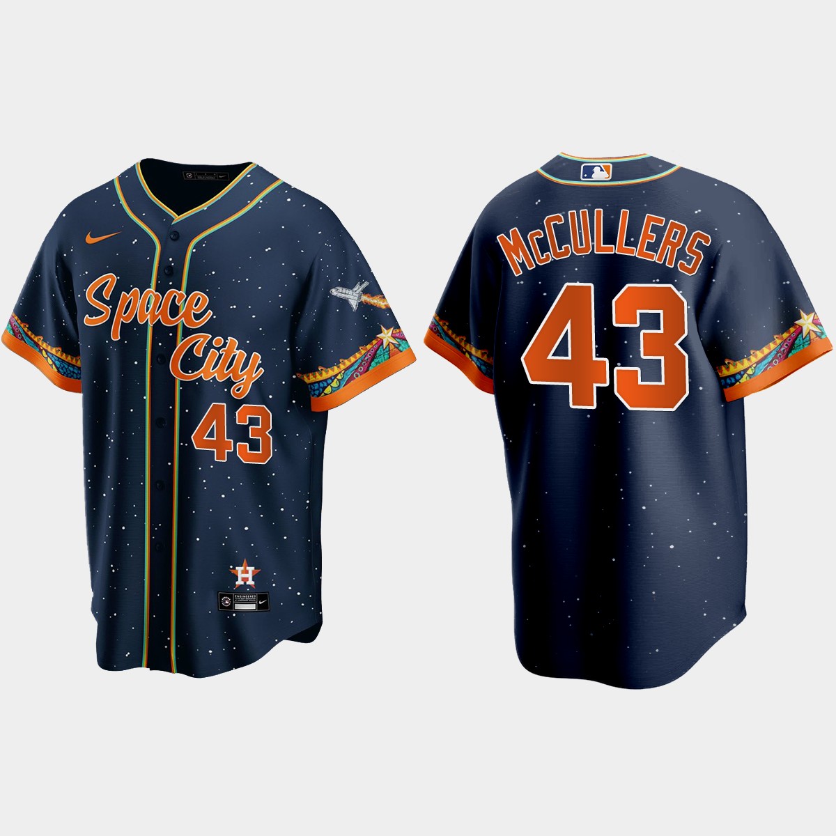 Houston Astros Lance McCullers 2021 City Connect Jersey - Navy