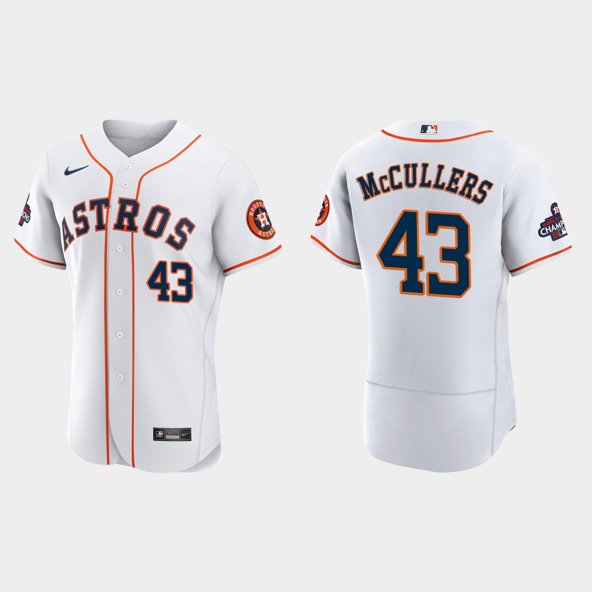 Houston Astros Lance McCullers 2022 World Series Champions White Jersey