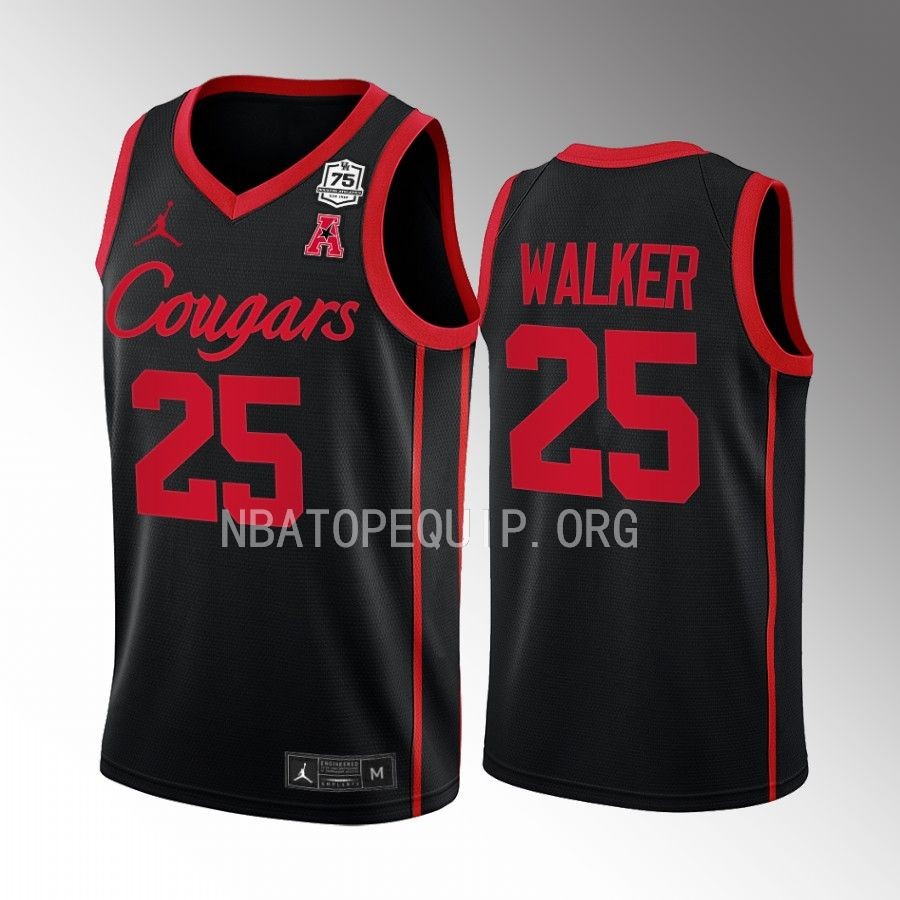 Houston Cougars Jarace Walker Jersey 2022-23 College  Black Uniform