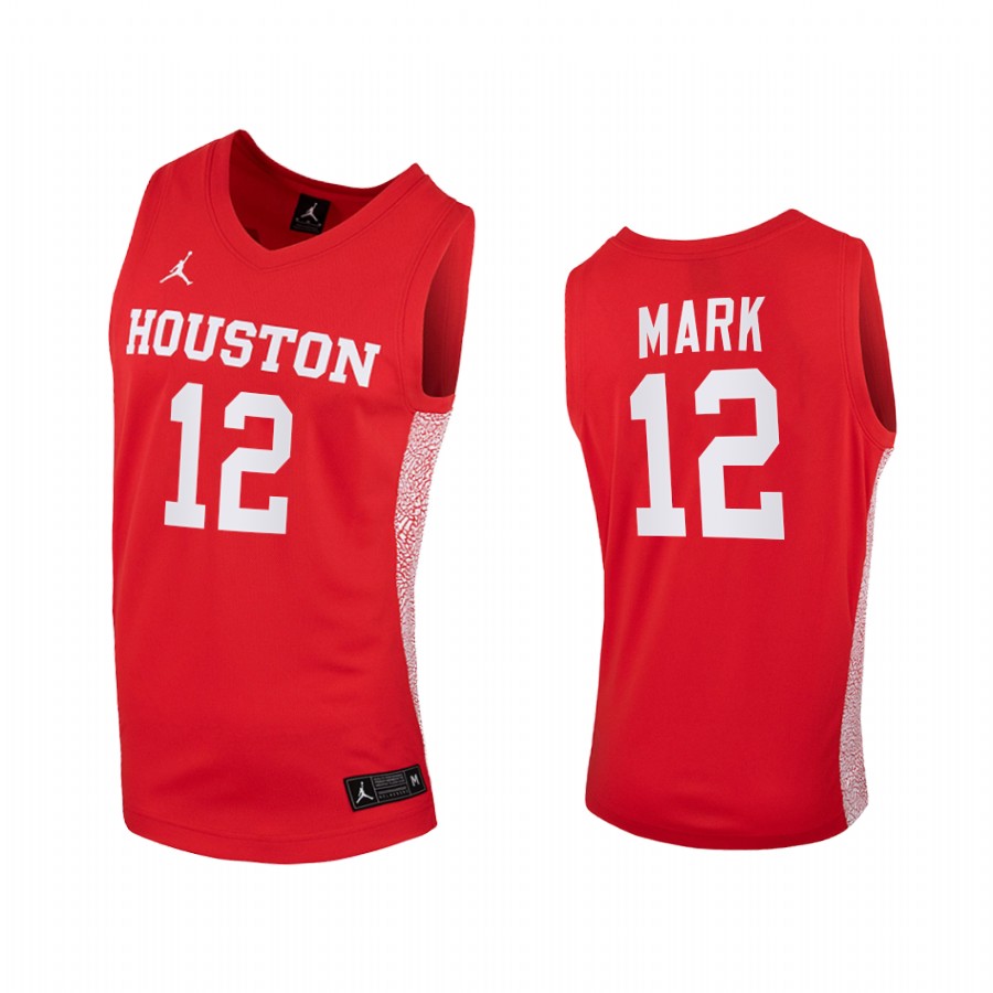 Houston Cougars Tramon Mark Red  2020-21 College  Jersey