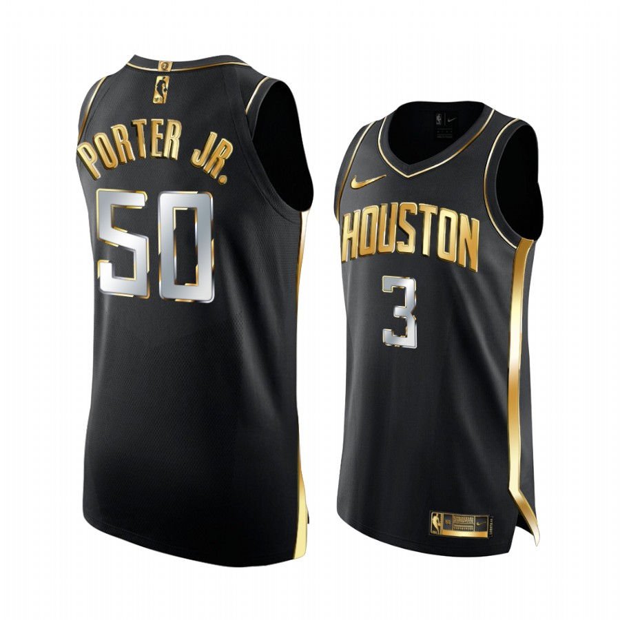 Houston Rockets Kevin Porter Jr. Career High 50 points Golden Limited Jersey
