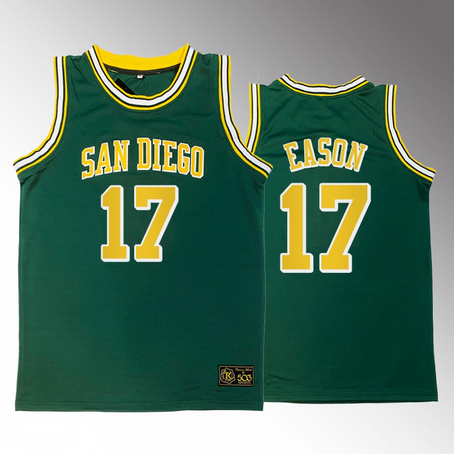 Houston Rockets Tari Eason Heritage 1996-1971 #17 Green  Jersey