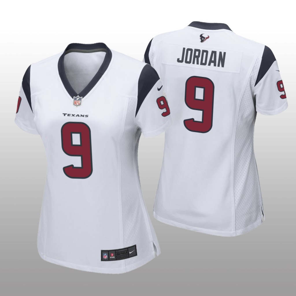 Houston Texans Brevin Jordan White Jersey Game - Women's